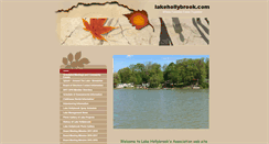 Desktop Screenshot of lakehollybrook.com