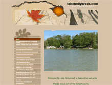 Tablet Screenshot of lakehollybrook.com